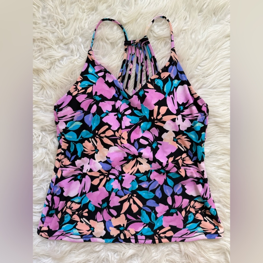 Raisins Salt + Soul Noumea Floral Cami Tankini - Picture 2 of 6